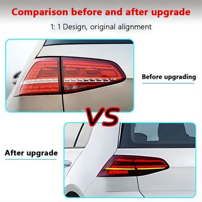 Taillight Assembly For Volkswagen Vw Golf 7 13-21 Retrofit 7.5 Generation Full Led Rear Tail Light Flow Steering Running