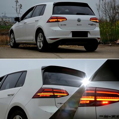Taillight Assembly For Volkswagen Vw Golf 7 13-21 Retrofit 7.5 Generation Full Led Rear Tail Light Flow Steering Running
